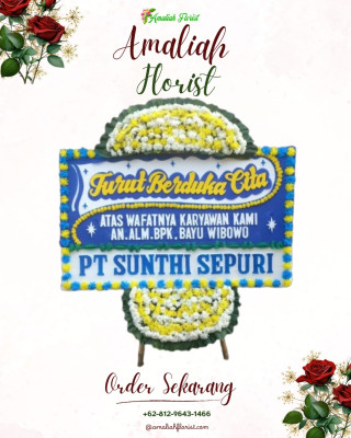 Papan Bunga Duka di Bugis